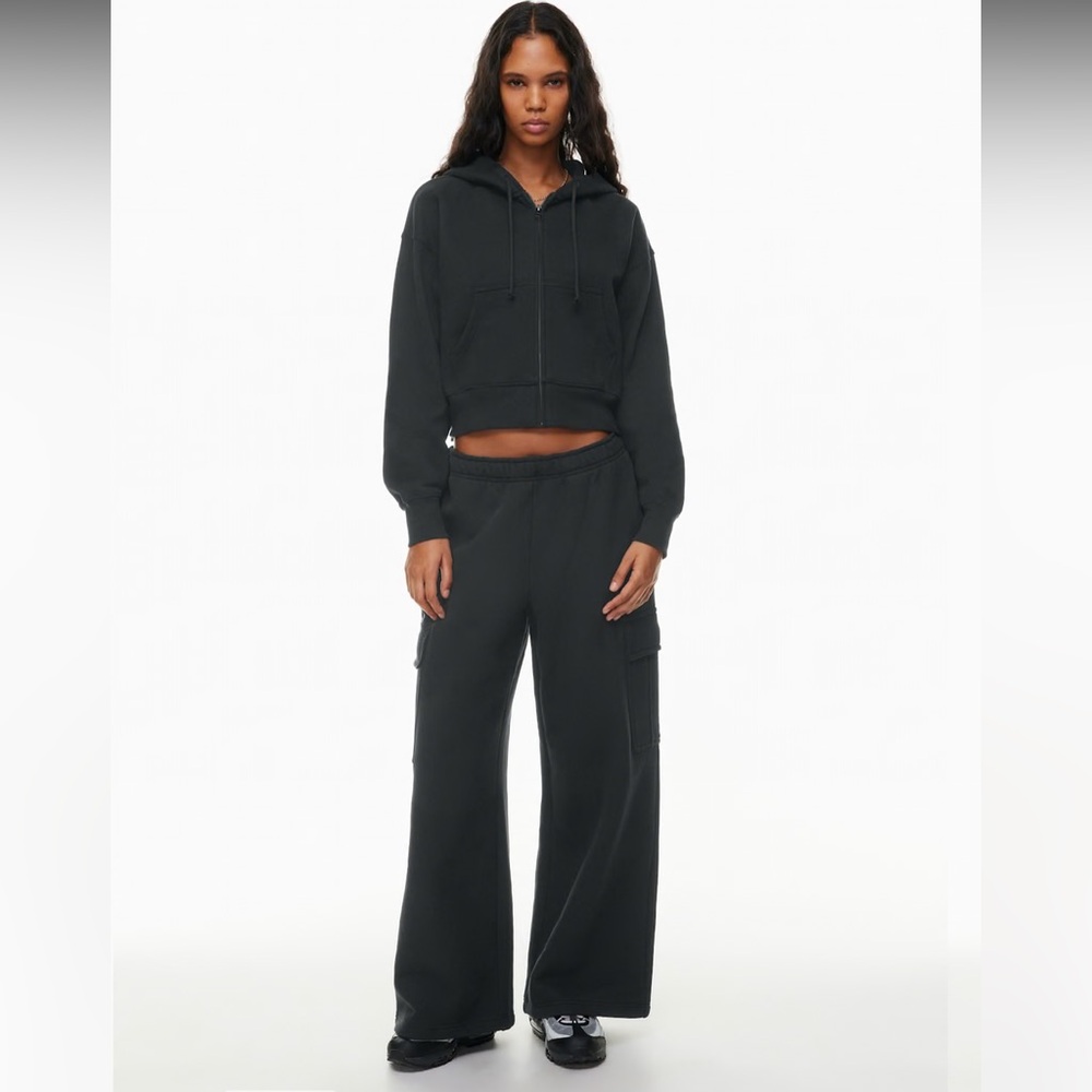 TNA Cozy Fleece Boyfriend Boxy Zip Hoodie